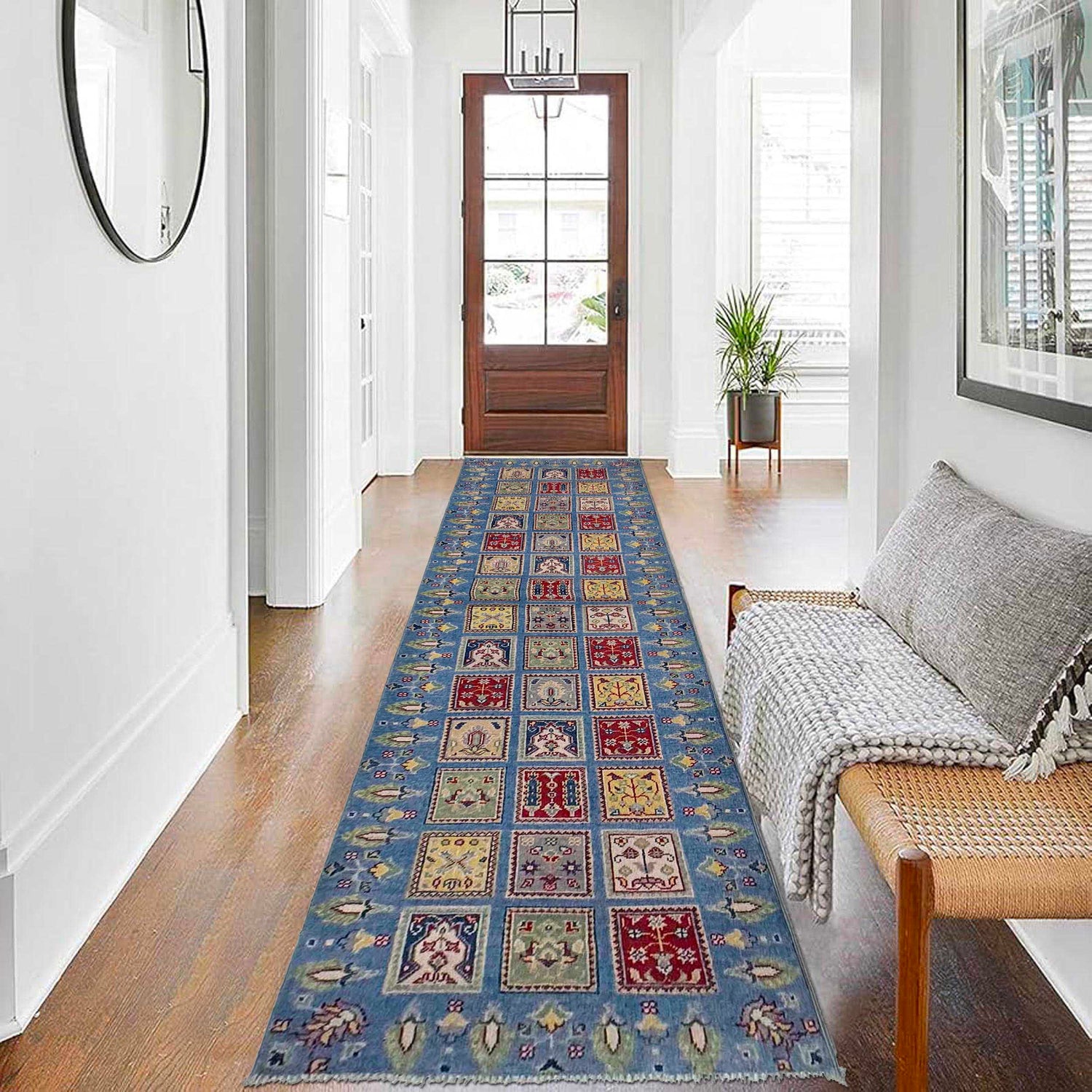 Handmade Bakhtiar Rug Runner 2' 8" x 9' 8" (ft) - No. G37557