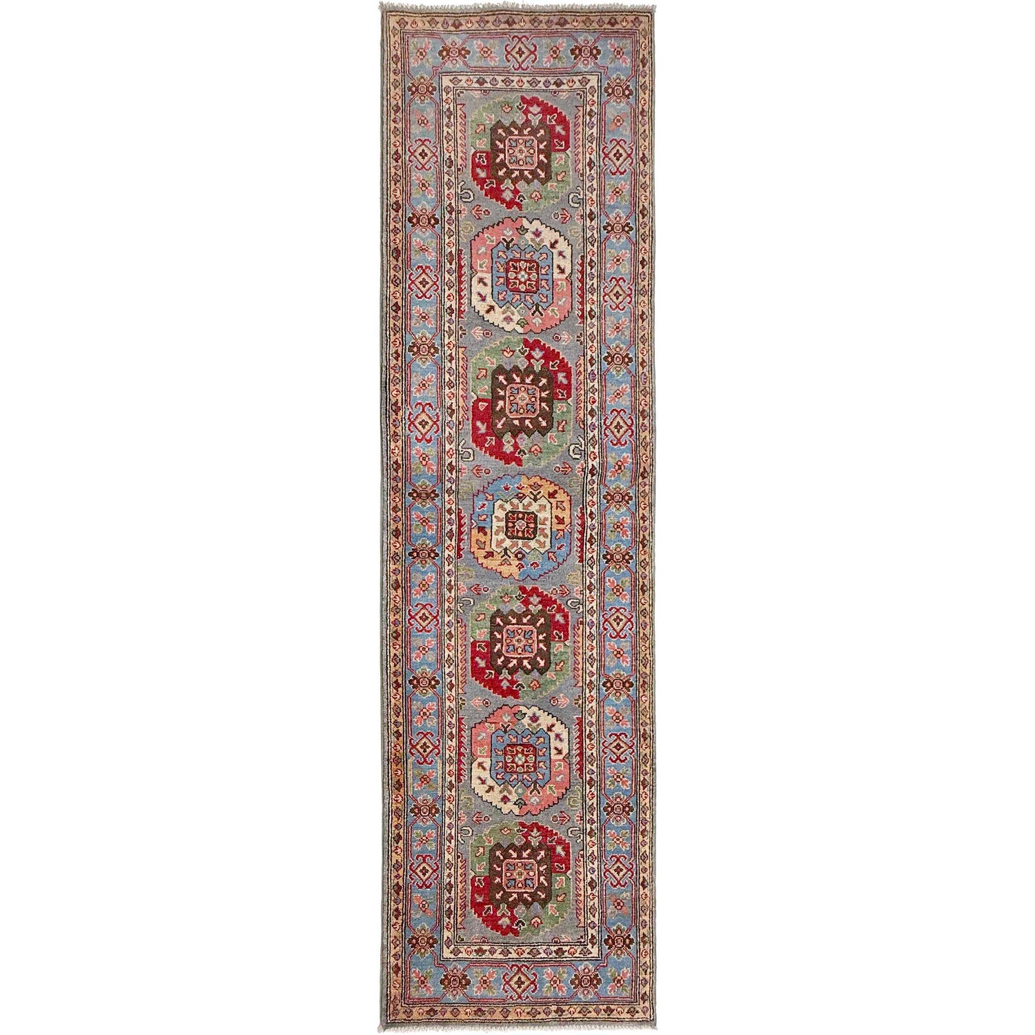 Traditional Style Waziri Carpet Runner 2' 7" x 9' 10" (ft) - No. G37560