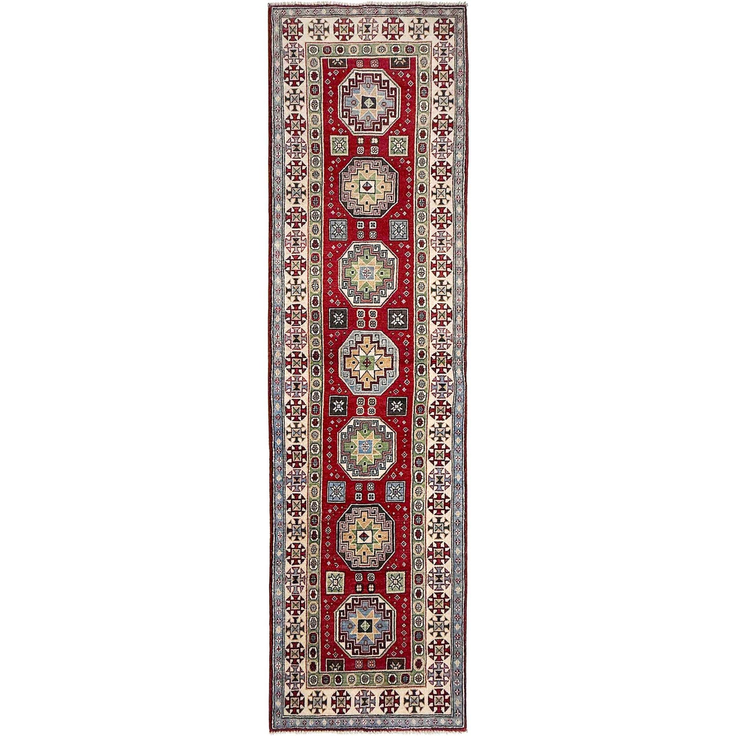 Oriental Kazak Runner 2' 8" x 9' 10" (ft) - No. G37562