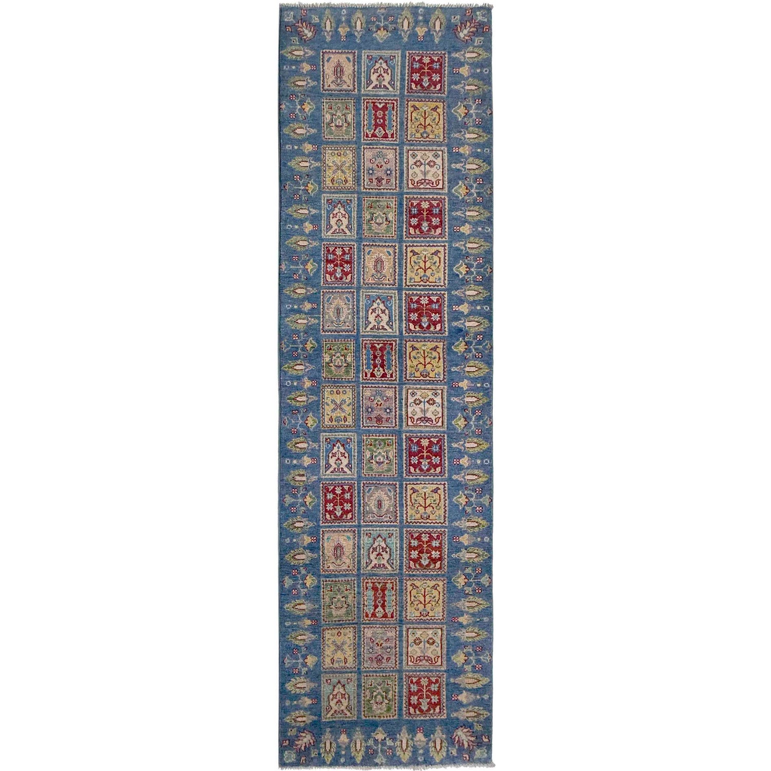 Bakhtiar Handmade Wool Rug Runner 2' 7" x 9' 6" (ft) - No. G37568