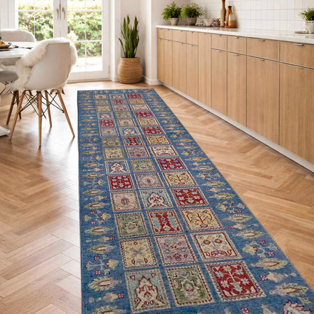 Bakhtiar Handmade Wool Rug Runner 2' 7" x 9' 6" (ft) - No. G37568
