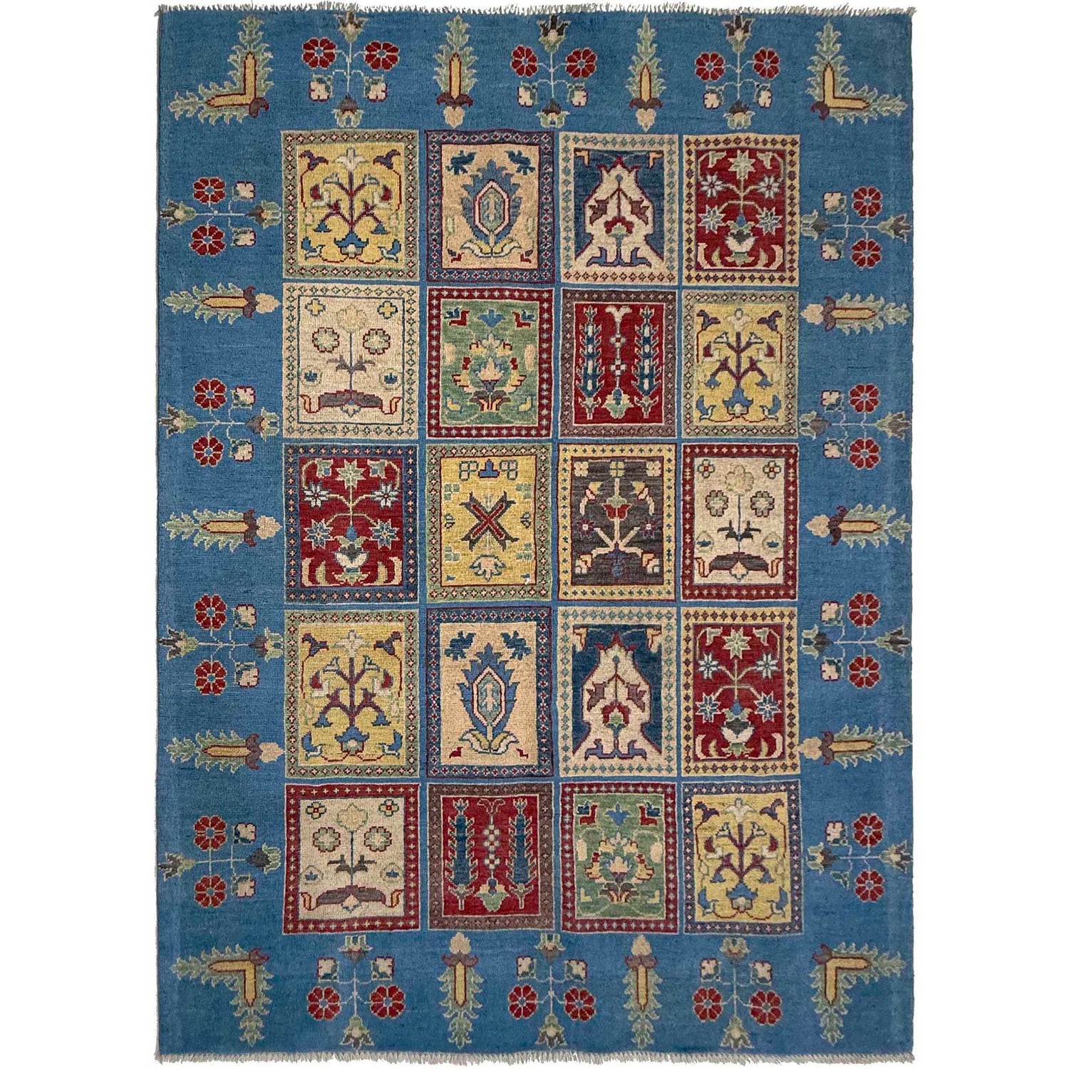 Blue Color Bakhtiar Rug 4' 11" x 6' 6" (ft) - No. G37584