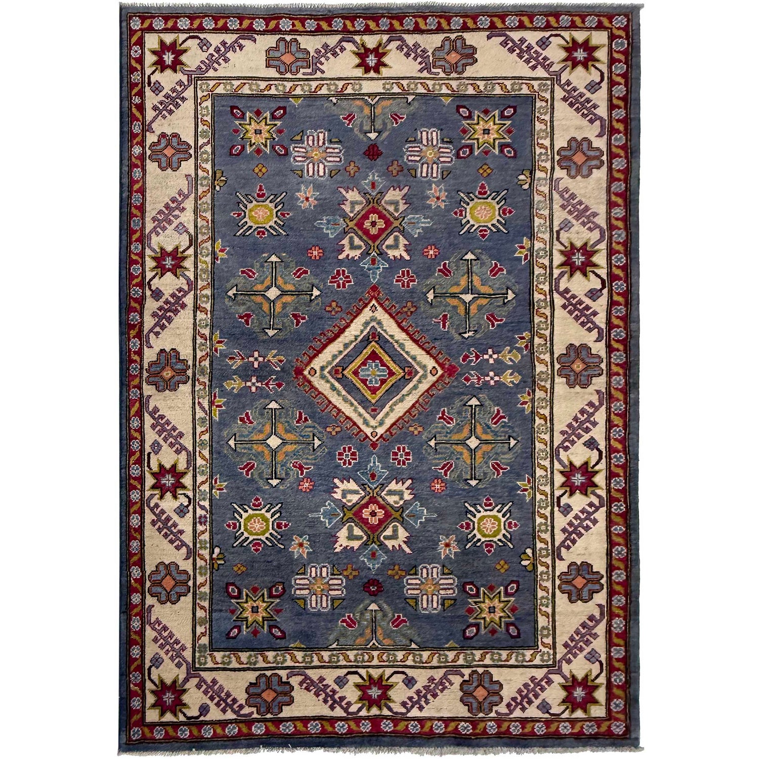Oriental Kazak Rug 4' 9" x 6' 11" (ft) - No. G37585
