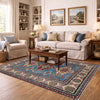 Blue Color Kazak Rug 4' 11" x 6' 9" (ft) - No. G37588