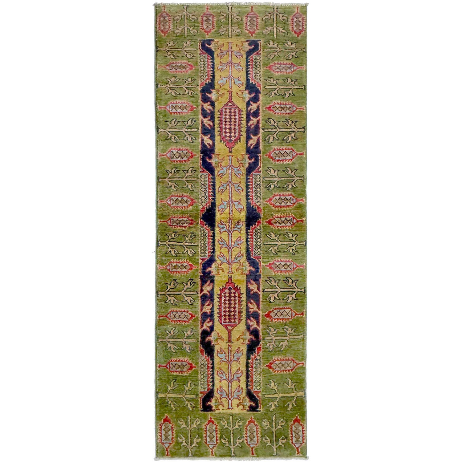Hand Knotted Kazak Runner 1' 11" x 6' 3" (ft) - No. G37593