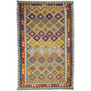 Handmade Vegetable Kelim 6' 9" x 10' 2" (ft) - No. G38826