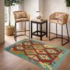 Handmade Vegetable Kilim 2' 7" x 4' 1" (ft) - No. G38833