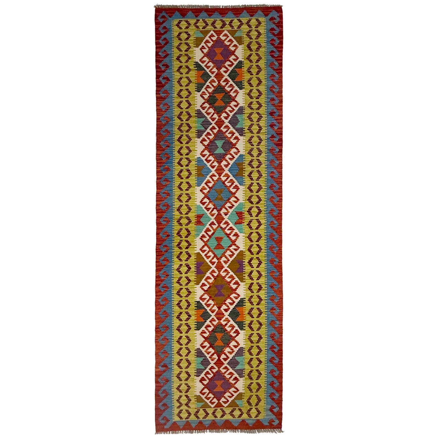 Vegetable Kelim Runner 2' 7" x 9' 5" (ft) - No. G38834