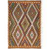 Handmade Vegetable Kelim 4' 11" x 6' 5" (ft) - No. G38844
