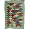 Handmade Vegetable Kilim 1' 11" x 2' 9" (ft) - No. G38863