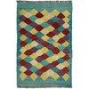 Handmade Vegetable Kelim 1' 11" x 2' 11" (ft) - No. G38866