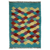 Handmade Vegetable Kelim 1' 10" x 2' 10" (ft) - No. G38868