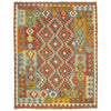 Handmade Vegetable Kelim 5' 0" x 6' 6" (ft) - No. G38872