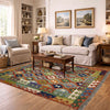 Handmade Vegetable Kelim 5' 1" x 6' 2" (ft) - No. G38894