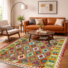 Handmade Vegetable Kelim 4' 10" x 6' 8" (ft) - No. G38897