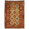 Handmade Vegetable Kelim 4' 2" x 5" 8" (ft) - No. G38904
