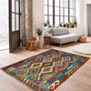 Handmade Vegetable Kilim 3' 5" x 4" 11" (ft) - No. G38910