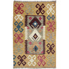Handmade Vegetable Kilim 3' 2" x 4' 11" (ft) - No. G38911