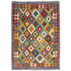 Handmade Vegetable Kelim 3' 3" x 4" 8" (ft) - No. G38913
