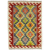 Handmade Vegetable Kilim 3' 1" x 4" 11" (ft) - No. G38915