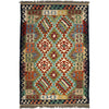Handmade Vegetable Kilim 3' 5" x 5" 5" (ft) - No. G38918