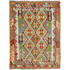 Handmade Vegetable Kelim 3' 6" x 4' 10" (ft) - No. G38921