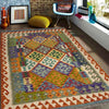 Handmade Vegetable Kelim 4' 10" x 6' 7" (ft) - No. G38927