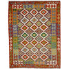 Handmade Vegetable Kelim 4' 11" x 6' 6" (ft) - No. G38928