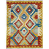 Handmade Vegetable Kelim 4' 2" x 5' 8" (ft) - No. G39088