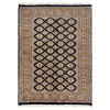 Jaldar Multi Color Hand Knotted Rug 4' 2" x 5' 11" (ft) - No. G39156
