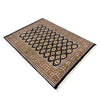 Jaldar Multi Color Hand Knotted Rug 4' 2" x 5' 11" (ft) - No. G39156