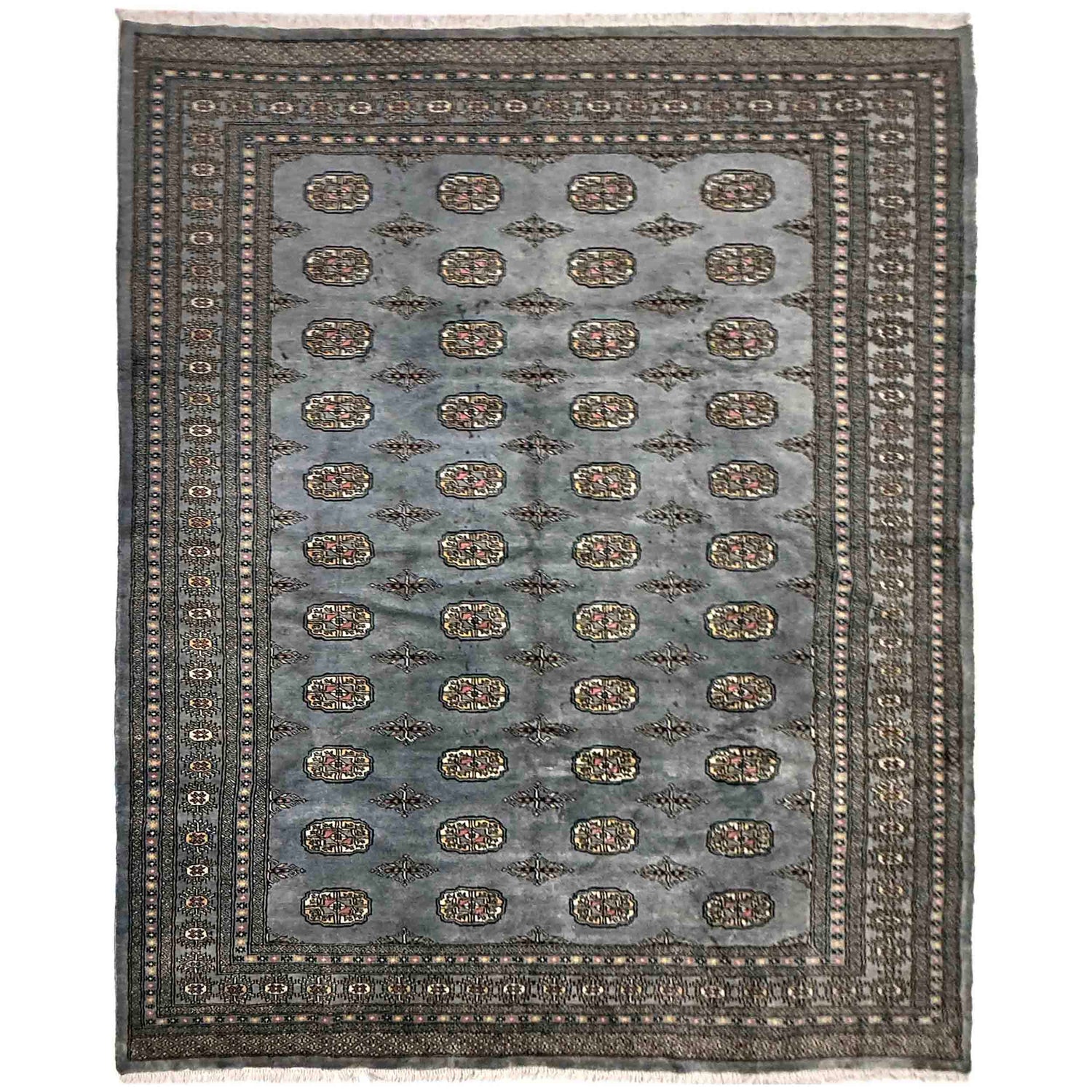 Handmade Bokhara Rug 6' 8" x 9' 8" (ft) - No. G39157