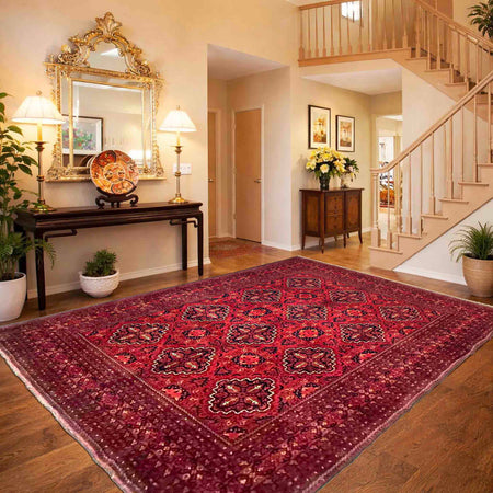 Fine Red Khal Mohammadi Rug 6' 6" x 8' 6" (ft) - No. G39432