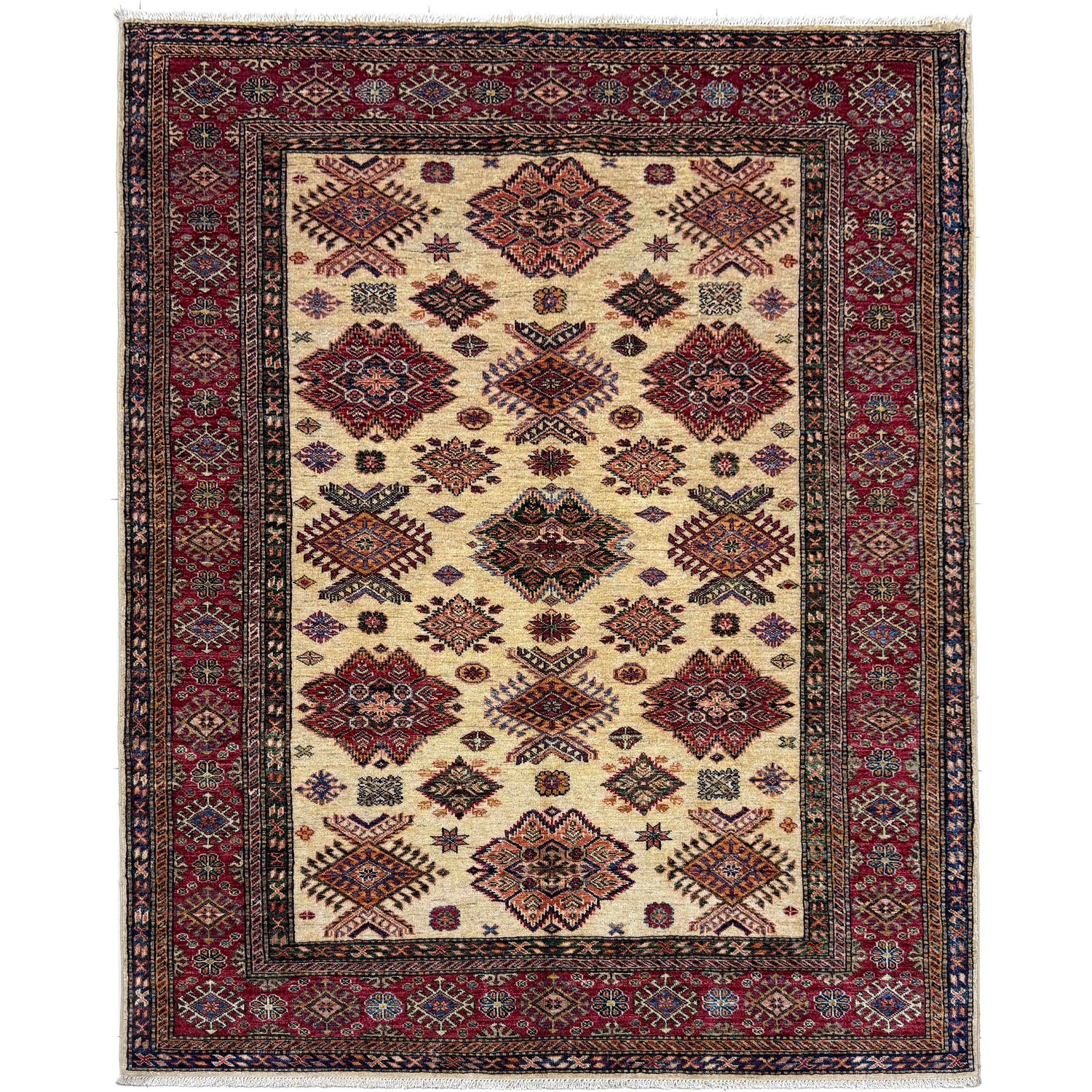High-Quality Kazak Rug 5' 10" x 7' 9" (ft) - No. G39611