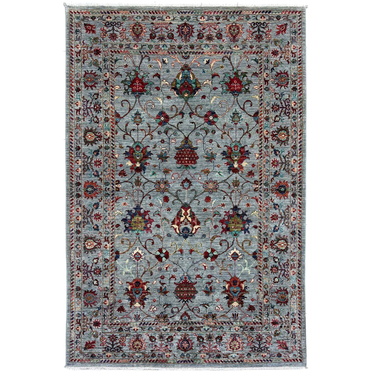 Modern Sultani Qaleen 5' 8" x 8' 0" (ft) - No. G39612