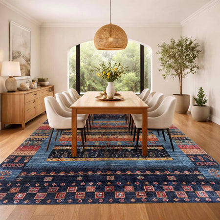 Hand-Knotted Shikargah Rug 5' 10" x 7' 6" (ft) - No. G39619