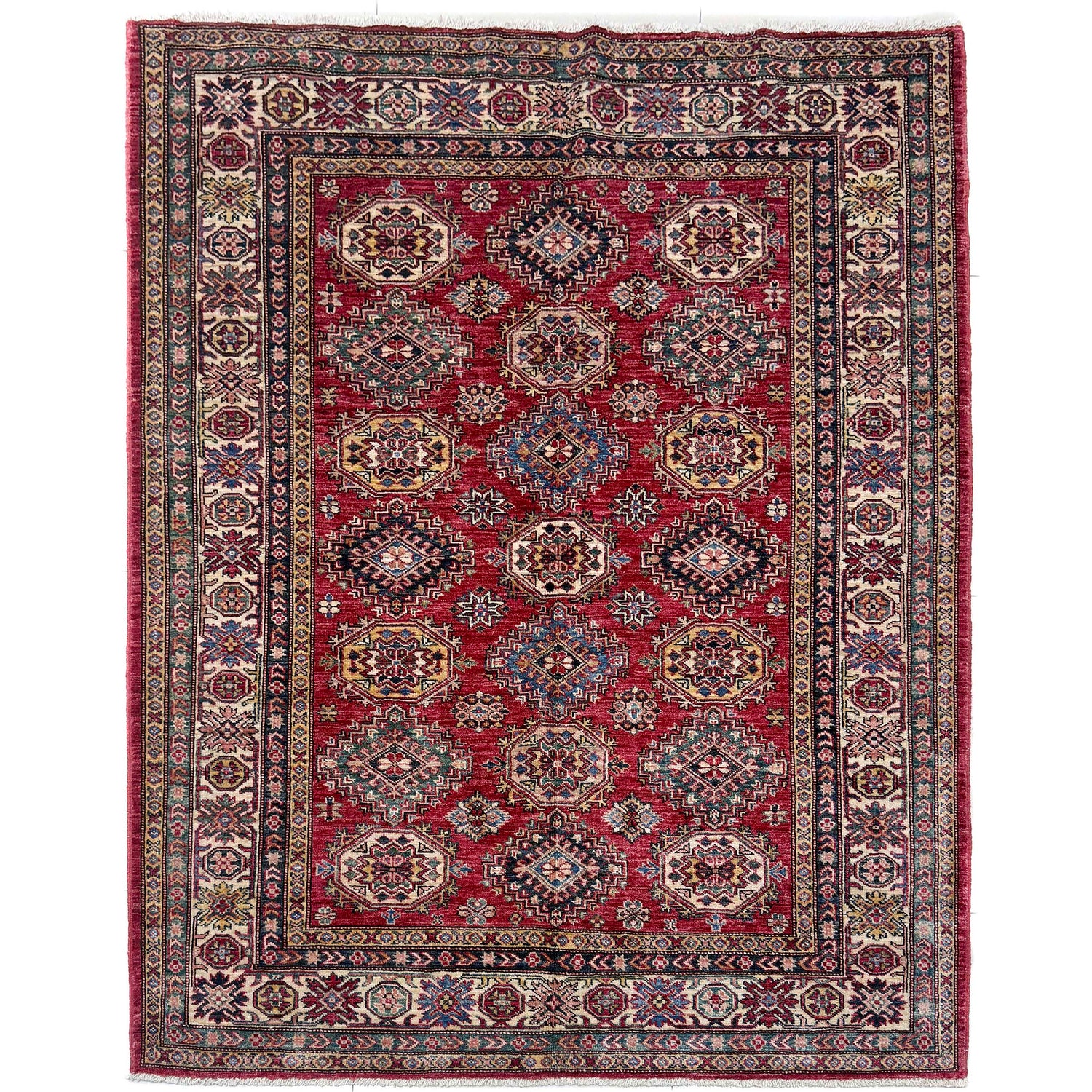 Supreme Kazak Carpet 5' 2" x 6' 6" (ft) - No. G39620