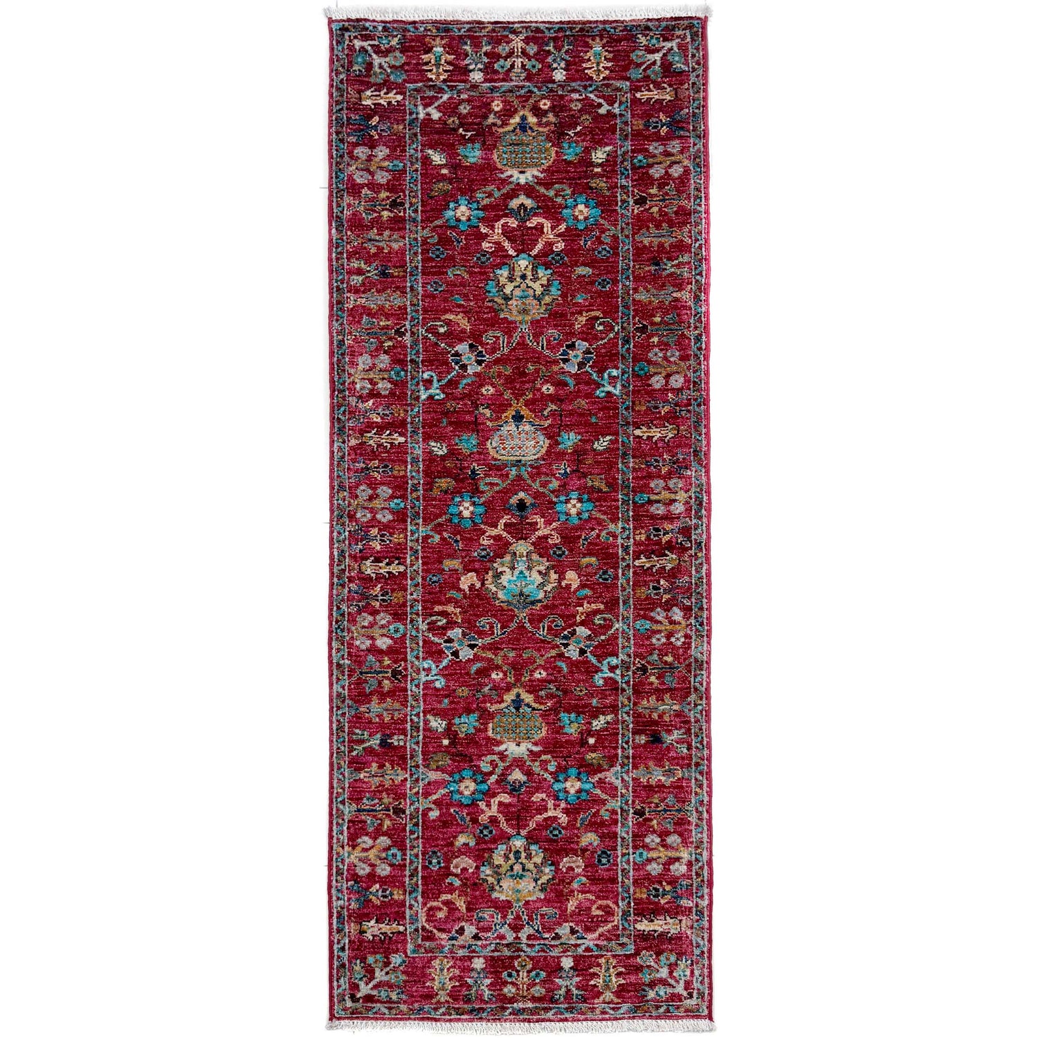 Modern Sultani Qaleen Runner 2' 0" x 5' 10" (ft) - No. G39624