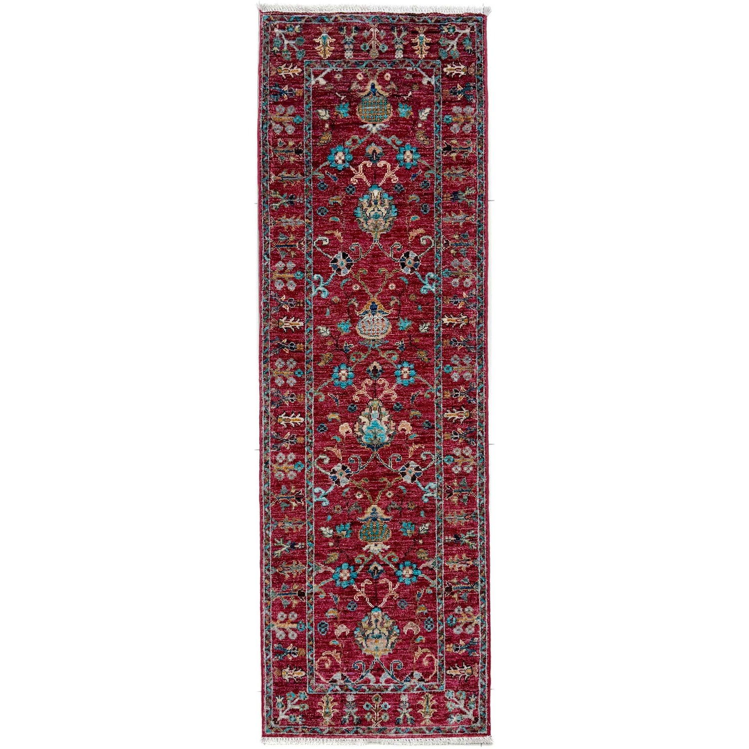 Red Color Sultani Carpet 2' 0" x 5' 10" (ft) - No. G39625