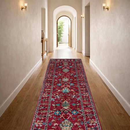 Red Color Sultani Carpet 2' 0" x 5' 10" (ft) - No. G39625