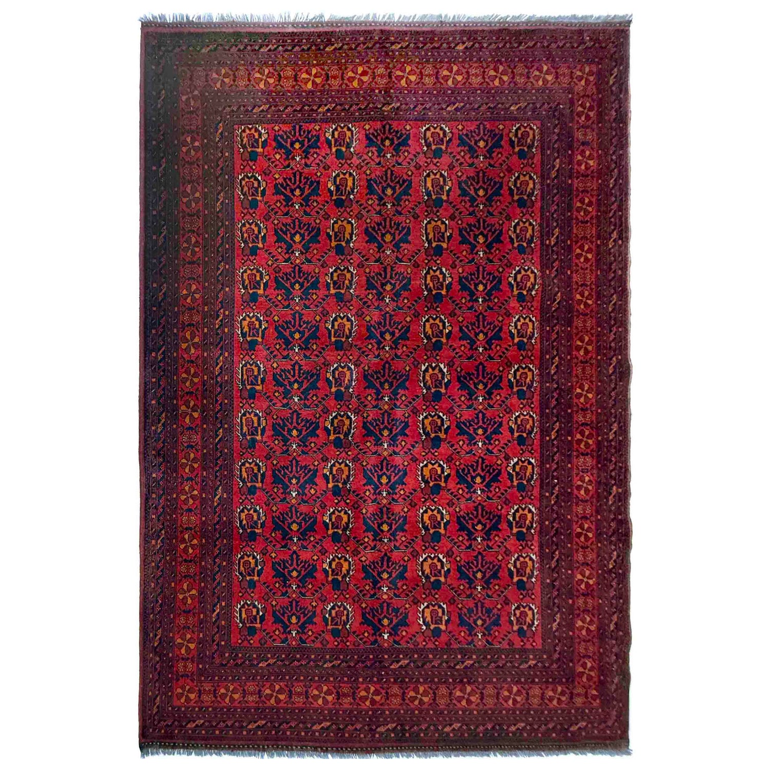 Handmade Khal Mohammadi Carpet 6' 6" x 9' 7" (ft) - No. G39683