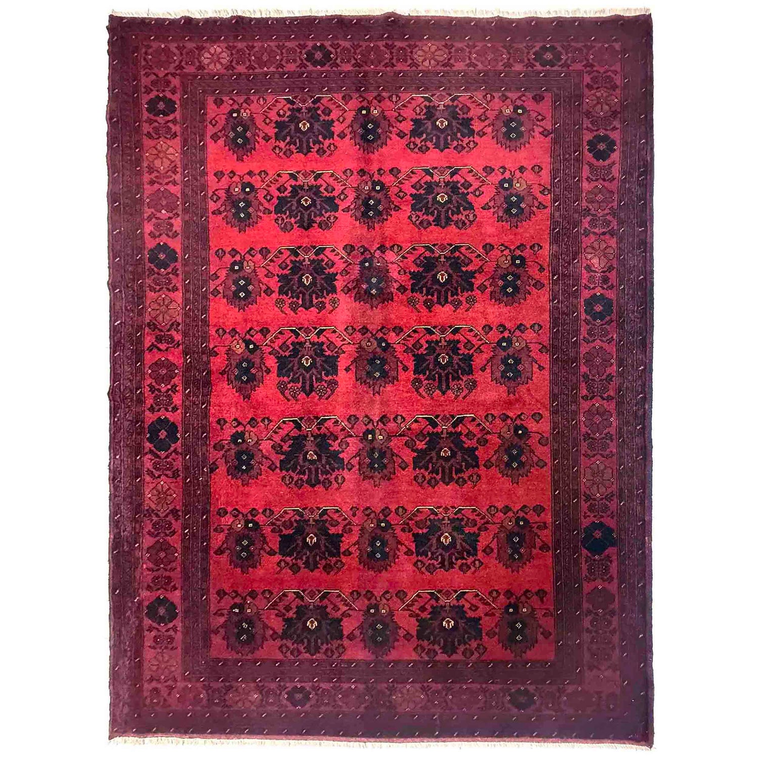 Red Khal Mohammadi Carpet 6' 4" x 9' 9" (ft) - No. G39686