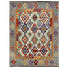 Handmade Vegetable Kilim 5' 0" x 6' 8" (ft) - No. G39796