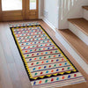 Hand Knotted Table Sheet Dhurrie Runner 2' 8" x 6' 11" (ft) - No. G39804