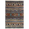 Hand-Knotted Gabbeh Rug 3' 4" x 4' 9" (ft) - No. G39811
