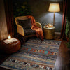 Hand-Knotted Gabbeh Rug 3' 4" x 4' 9" (ft) - No. G39811