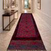 Red Color Mashwani Short Runner 2' 2" x 7' 10" (ft) - No. G40196