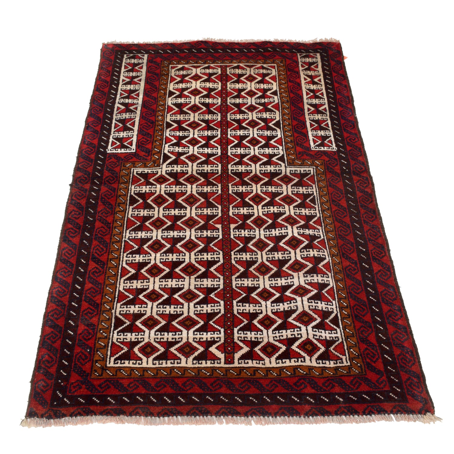 Multi Color Prayer Rug 2' 7" x 4' 5" (ft) - No. P23693