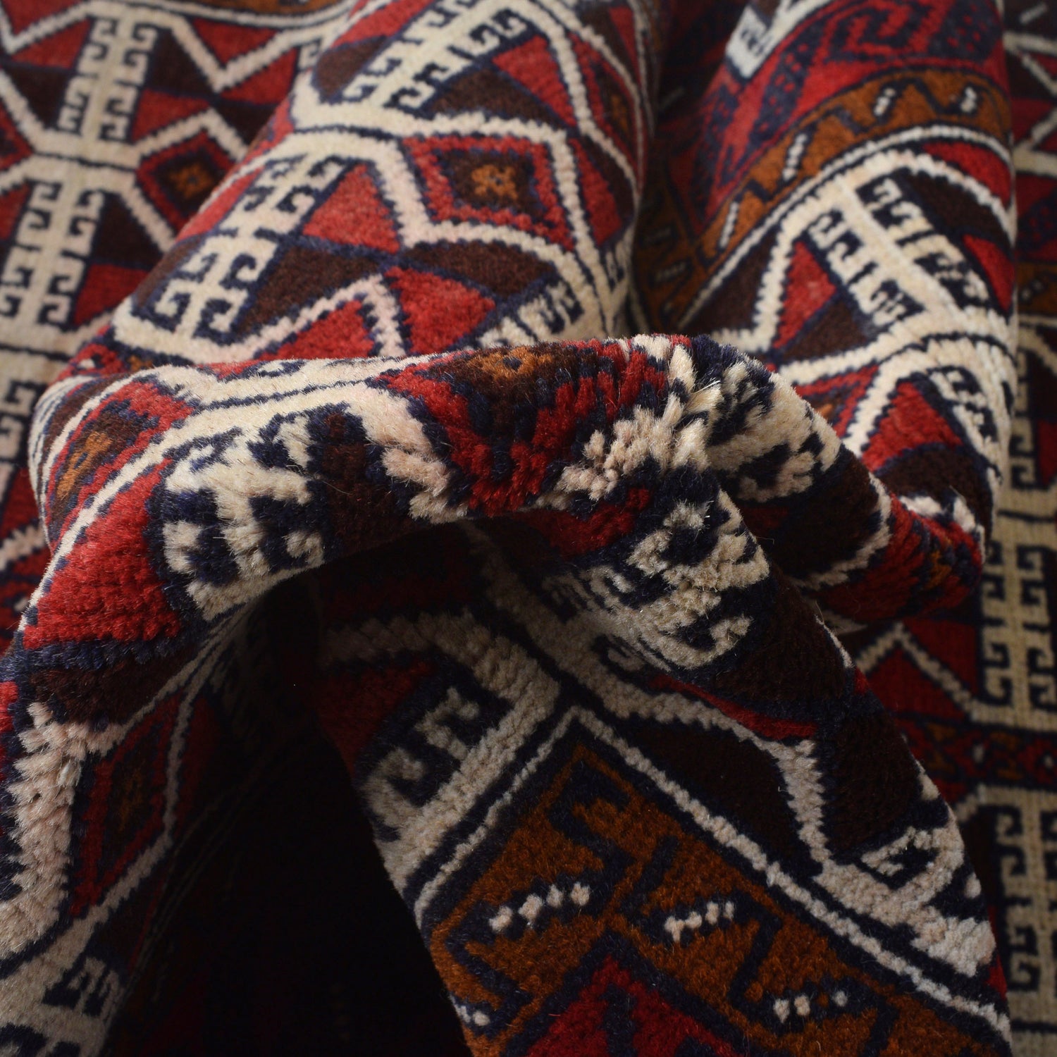 Multi Color Prayer Rug 2' 7" x 4' 5" (ft) - No. P23693