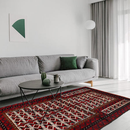 Multi Color Prayer Rug 2' 7" x 4' 5" (ft) - No. P23693